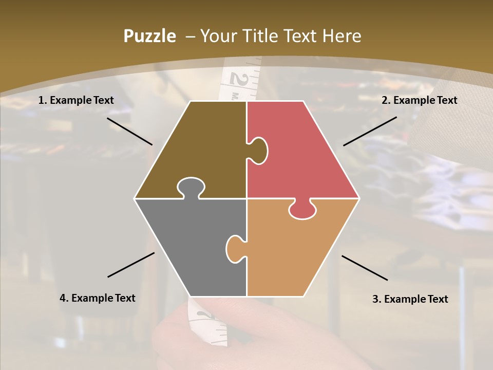 Helping Hand Young Closeup PowerPoint Template