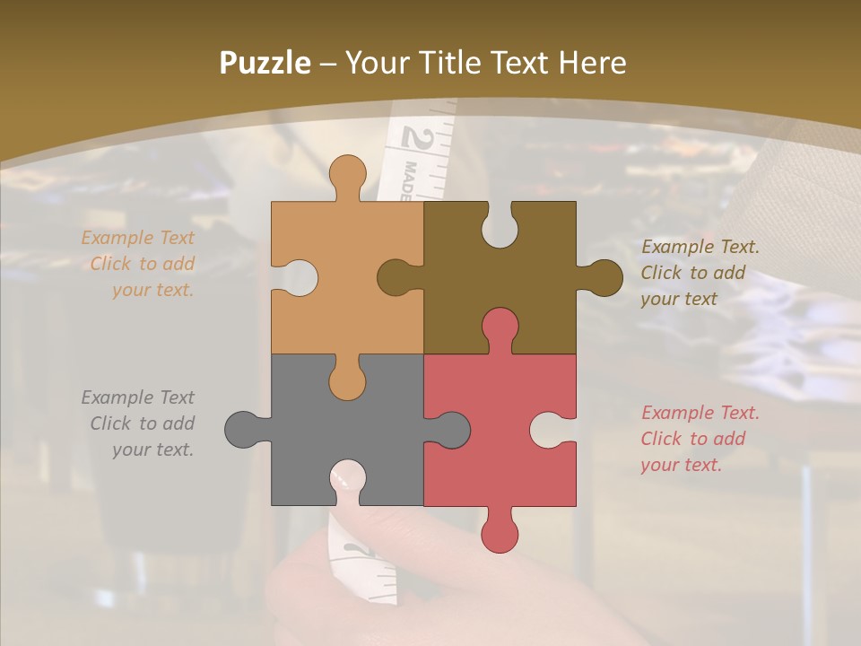 Helping Hand Young Closeup PowerPoint Template