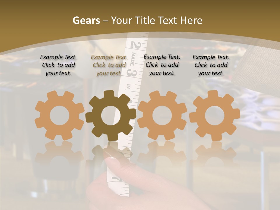 Helping Hand Young Closeup PowerPoint Template