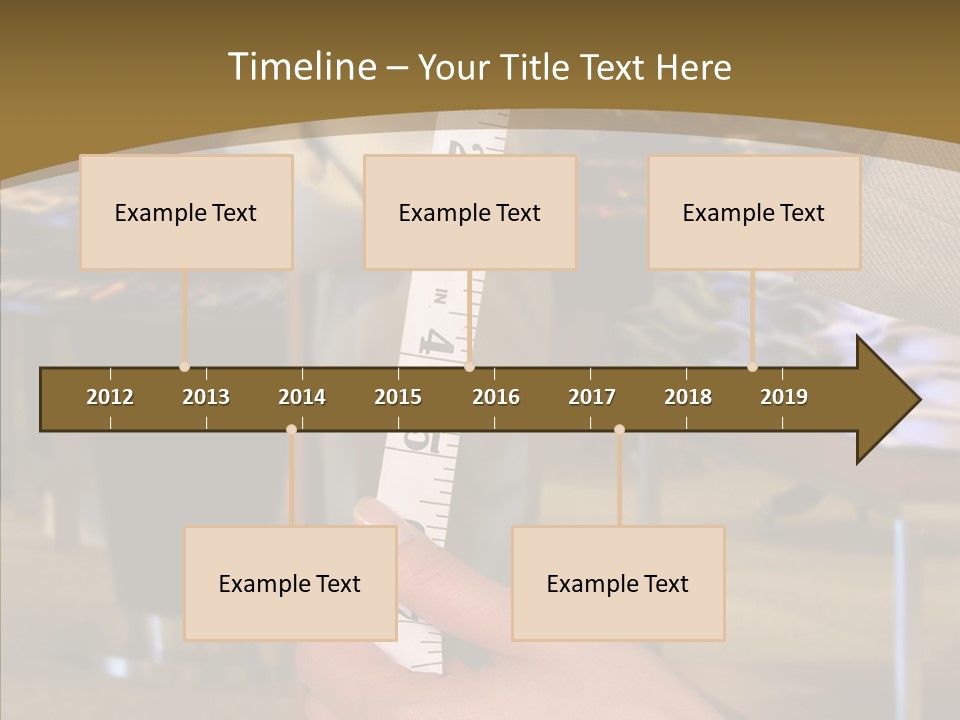Helping Hand Young Closeup PowerPoint Template