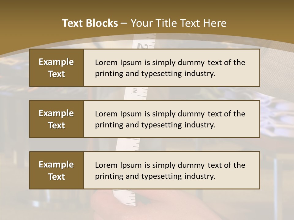 Helping Hand Young Closeup PowerPoint Template