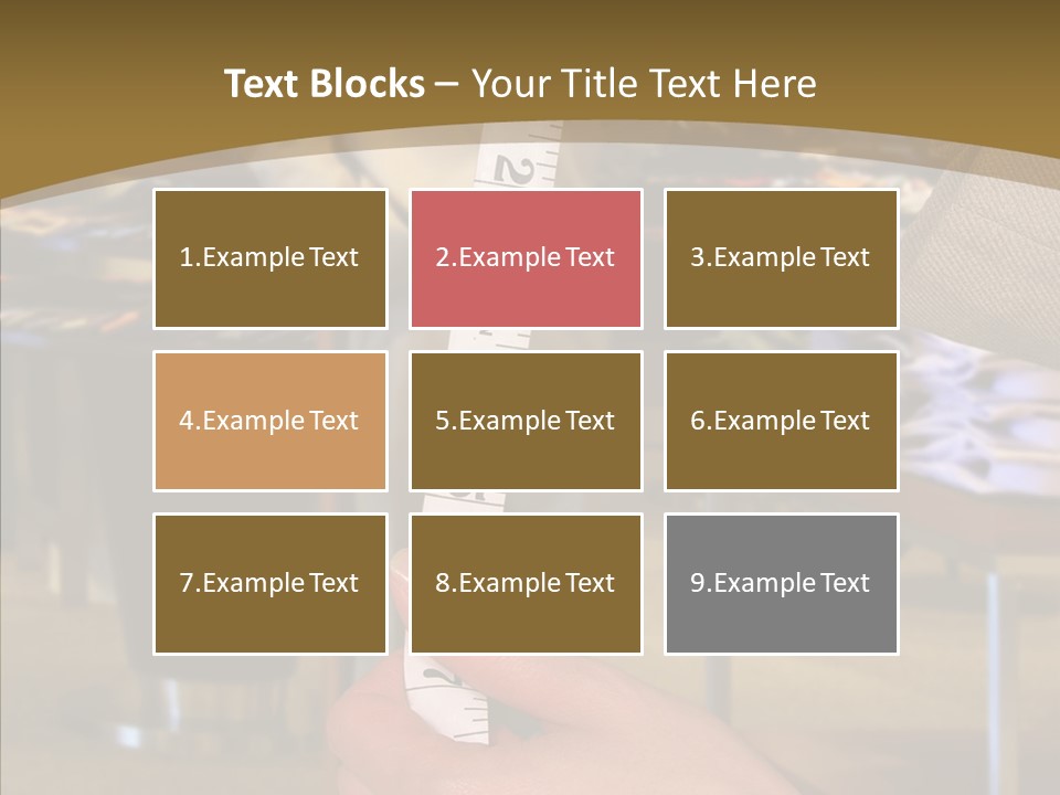 Helping Hand Young Closeup PowerPoint Template