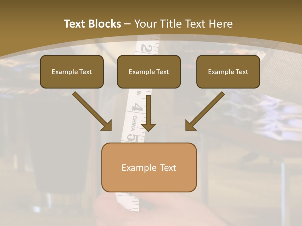 Helping Hand Young Closeup PowerPoint Template