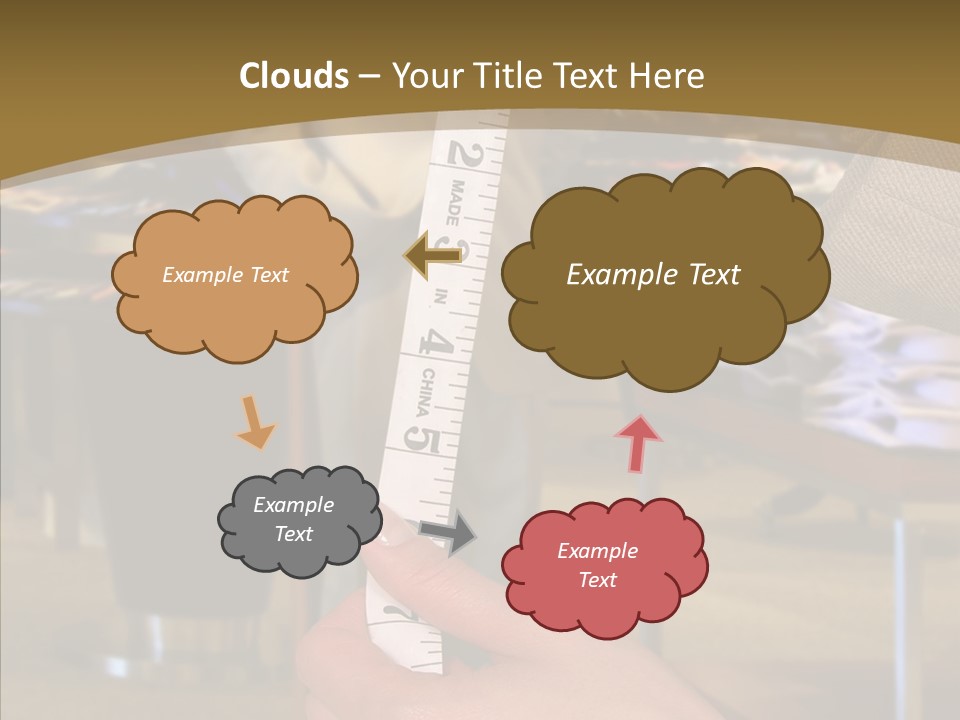 Helping Hand Young Closeup PowerPoint Template