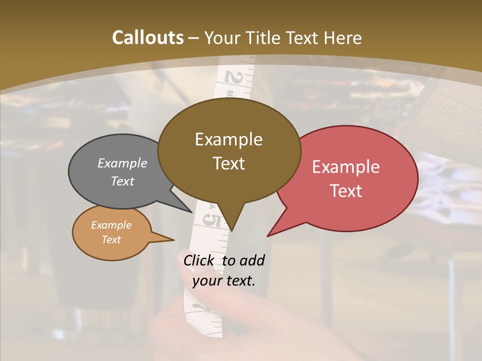 Helping Hand Young Closeup PowerPoint Template