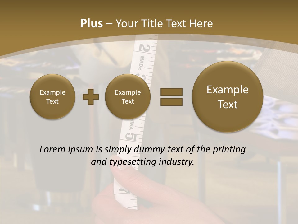 Helping Hand Young Closeup PowerPoint Template