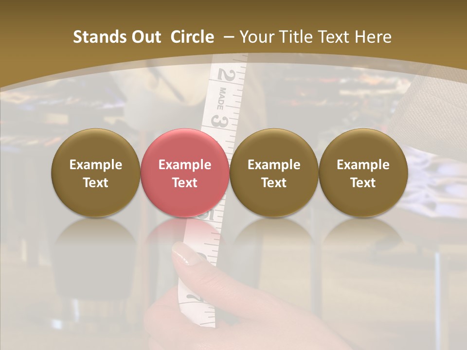 Helping Hand Young Closeup PowerPoint Template