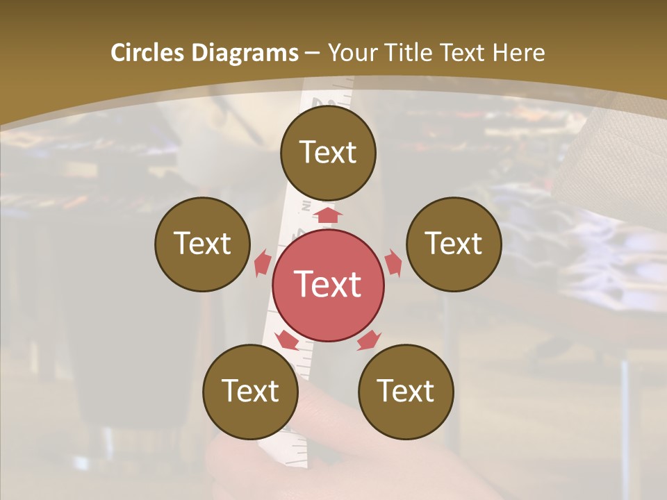 Helping Hand Young Closeup PowerPoint Template