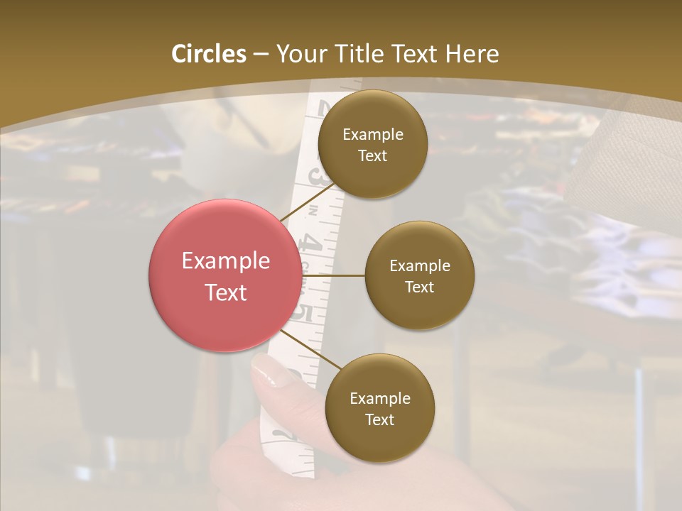 Helping Hand Young Closeup PowerPoint Template