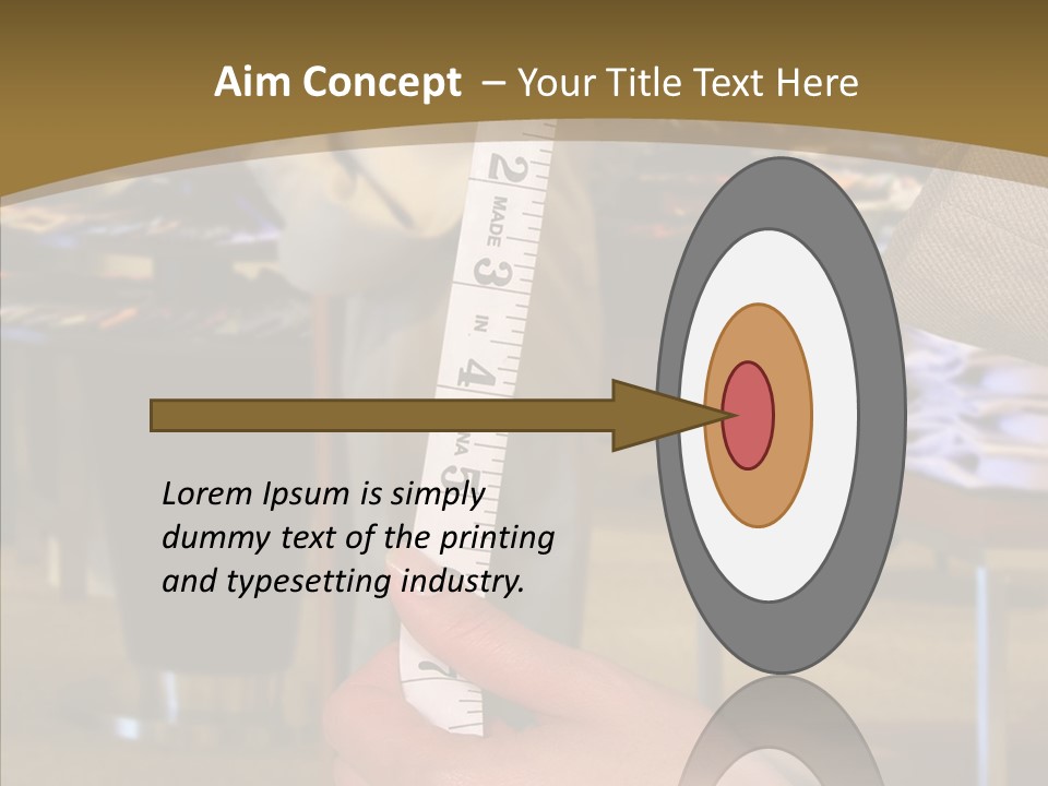 Helping Hand Young Closeup PowerPoint Template