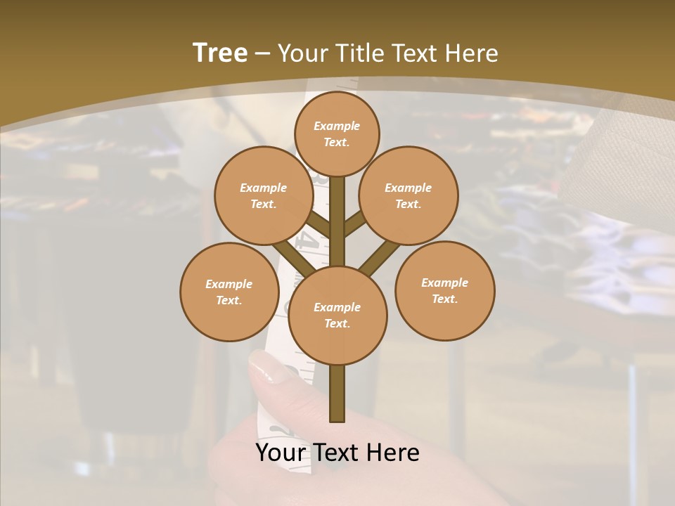 Helping Hand Young Closeup PowerPoint Template