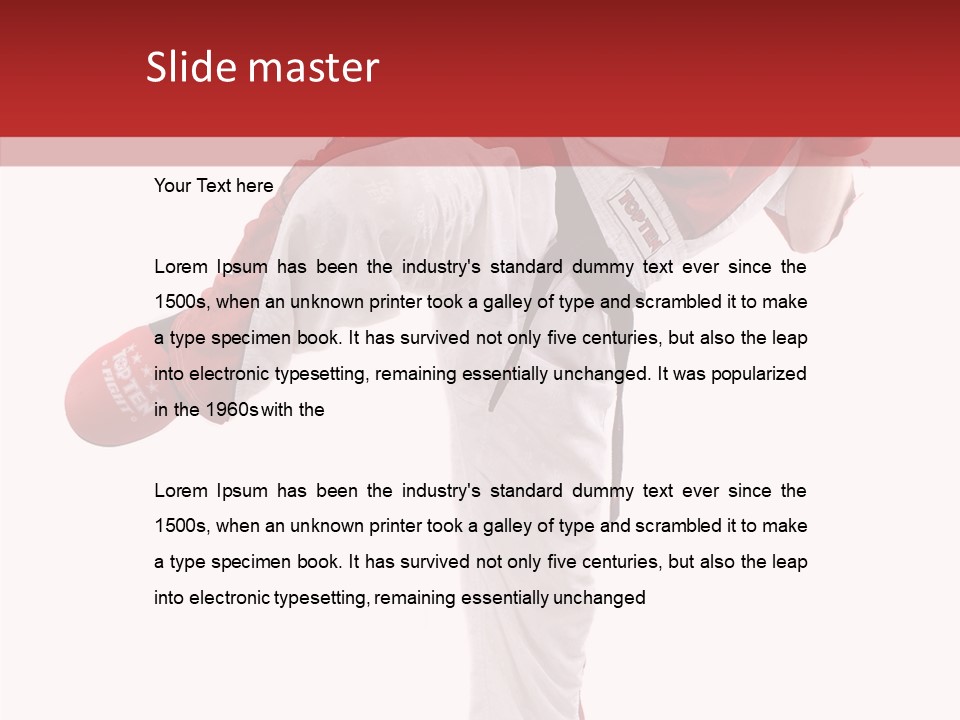 Hand Two Close Up PowerPoint Template