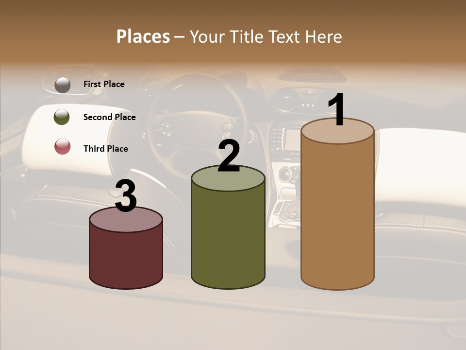 White Women Background PowerPoint Template