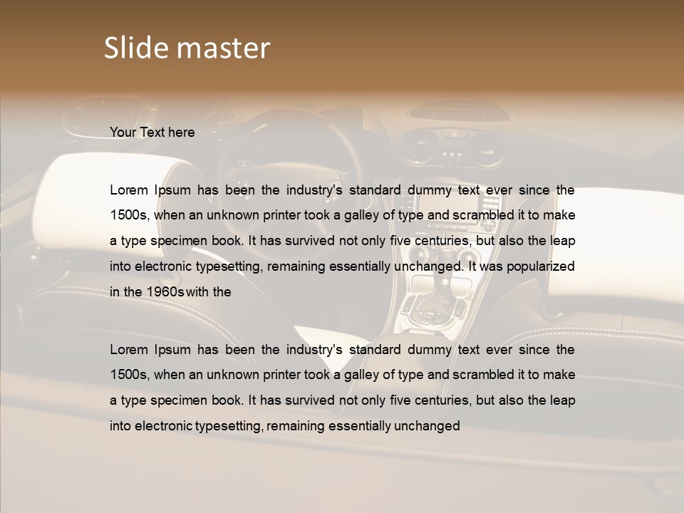 White Women Background PowerPoint Template