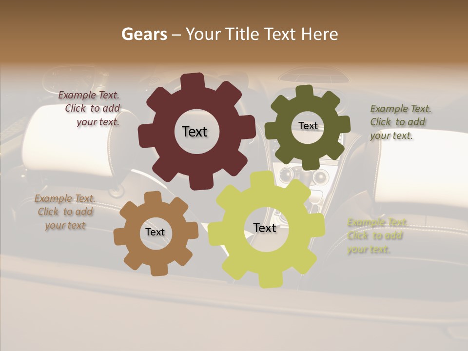 White Women Background PowerPoint Template