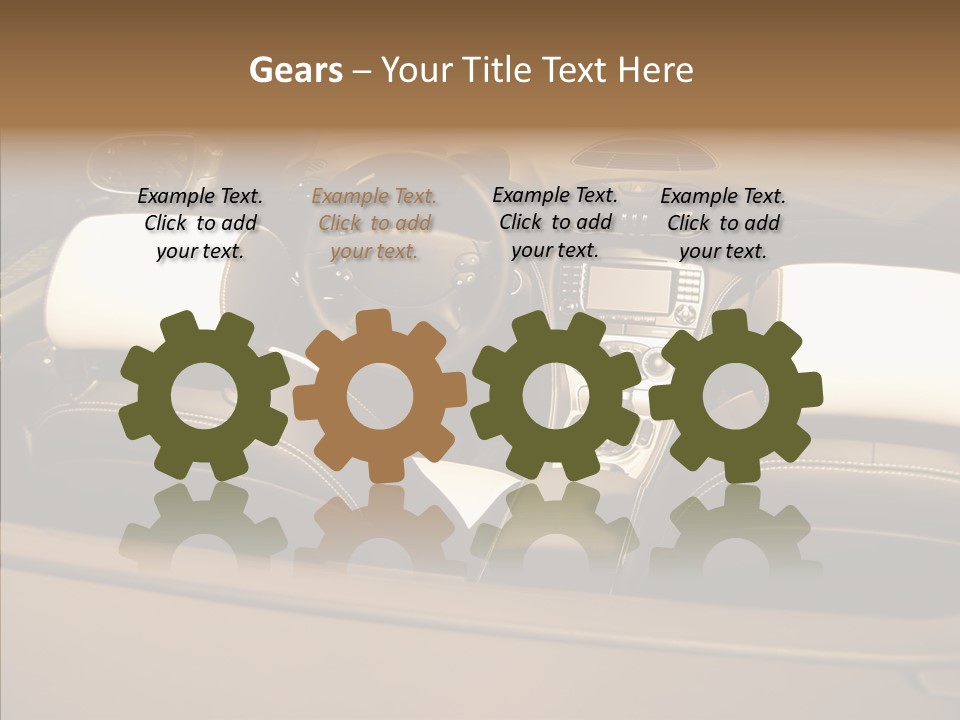 White Women Background PowerPoint Template