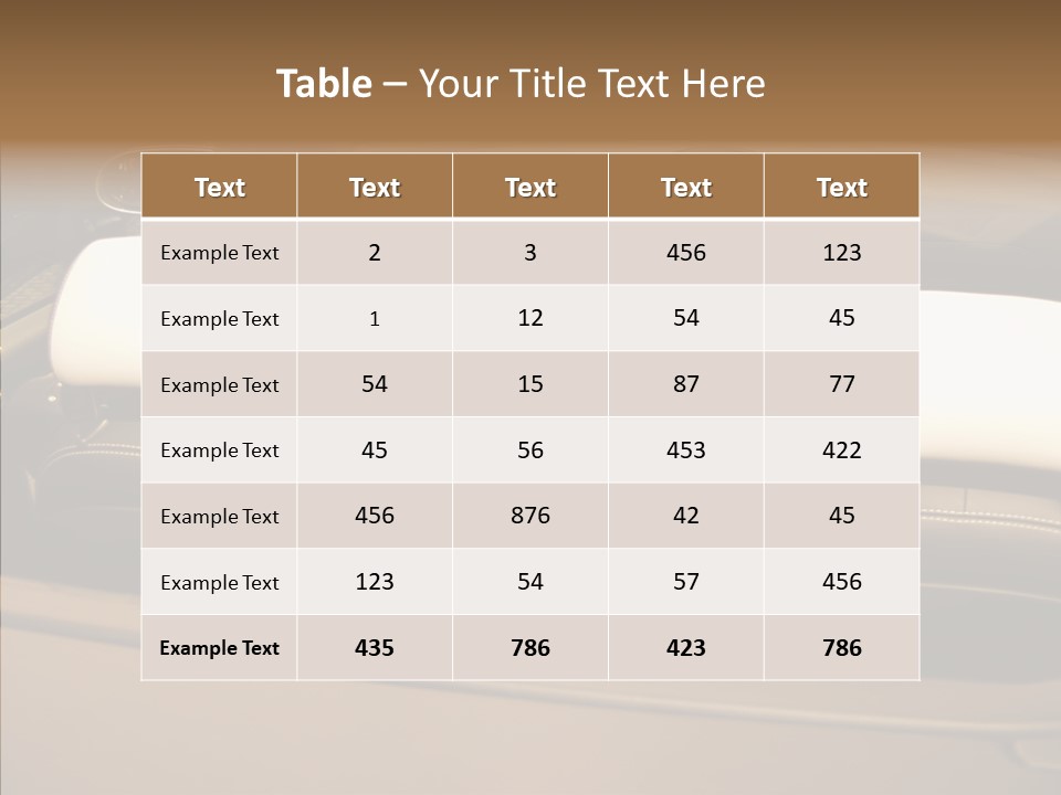 White Women Background PowerPoint Template