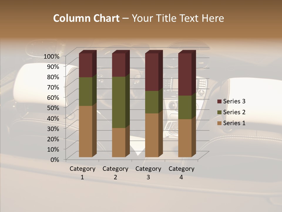 White Women Background PowerPoint Template