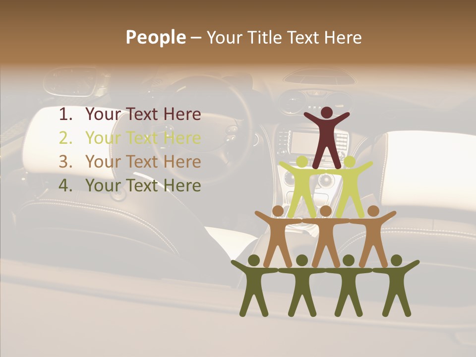 White Women Background PowerPoint Template