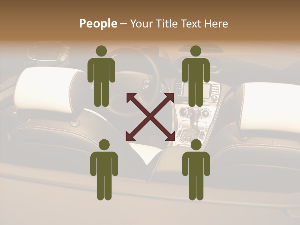 White Women Background PowerPoint Template