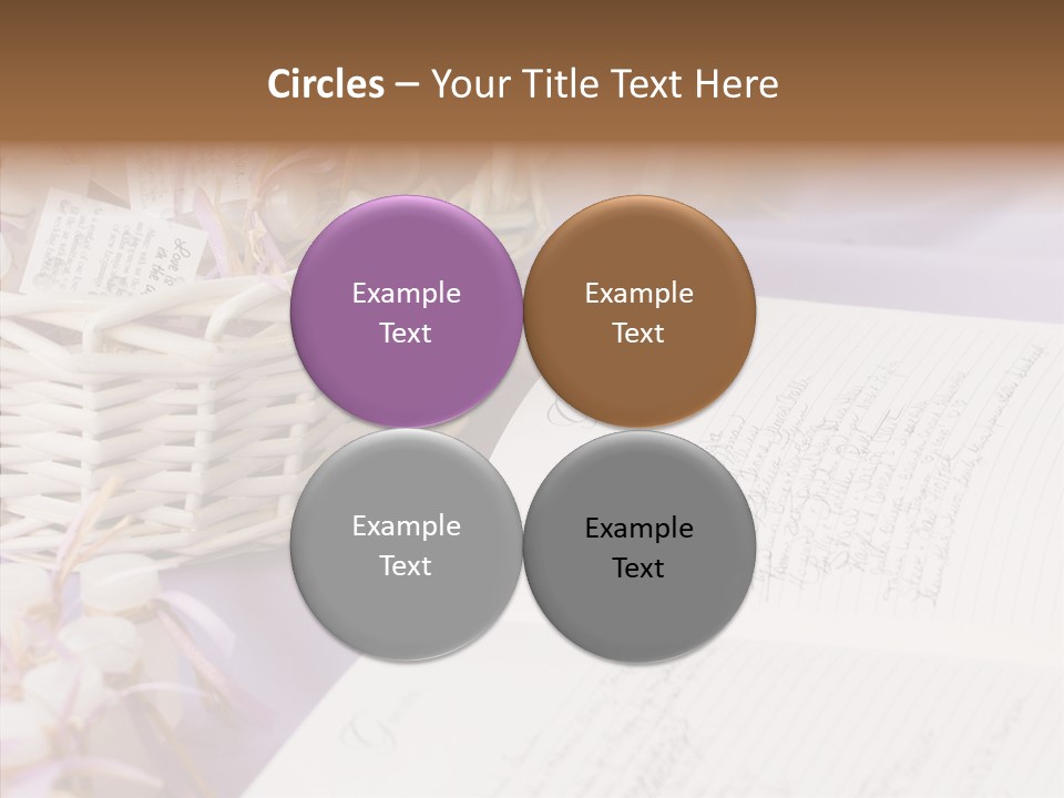 Togetherness Finger White Background PowerPoint Template