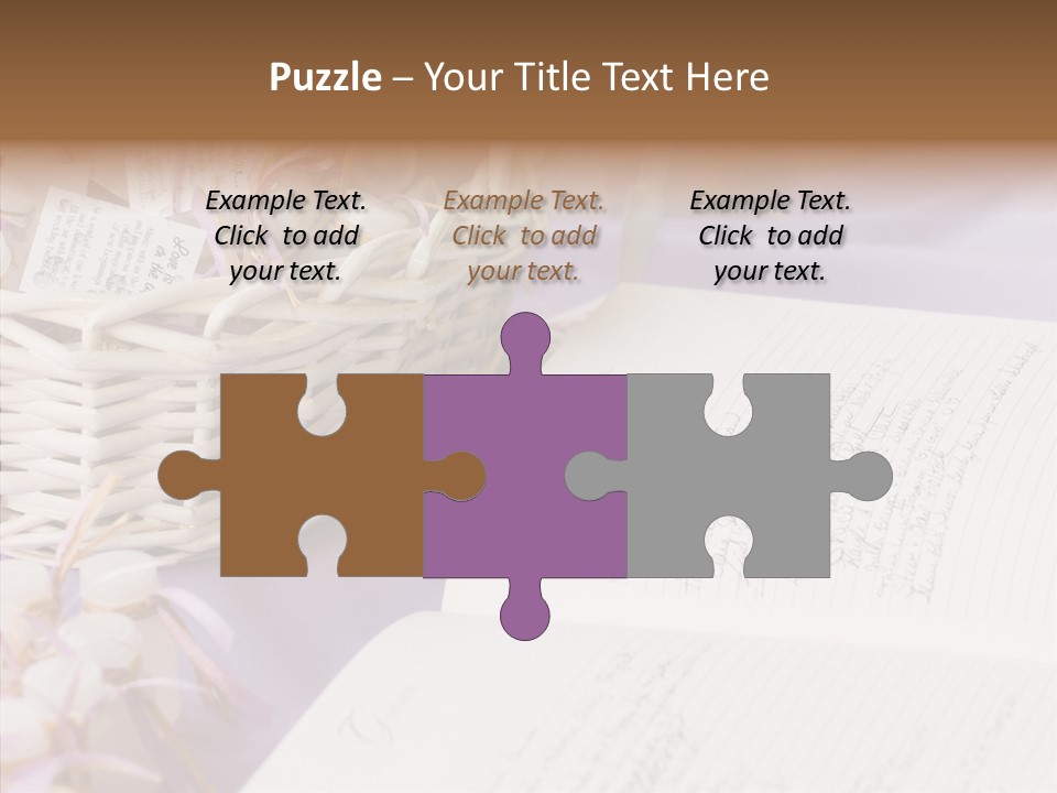 Togetherness Finger White Background PowerPoint Template