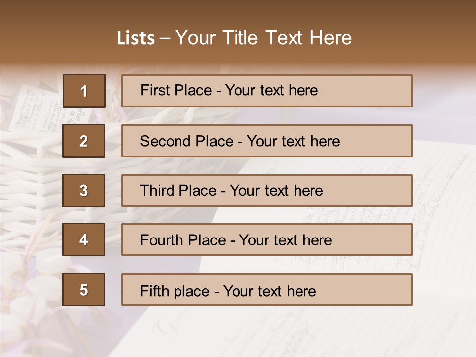 Togetherness Finger White Background PowerPoint Template