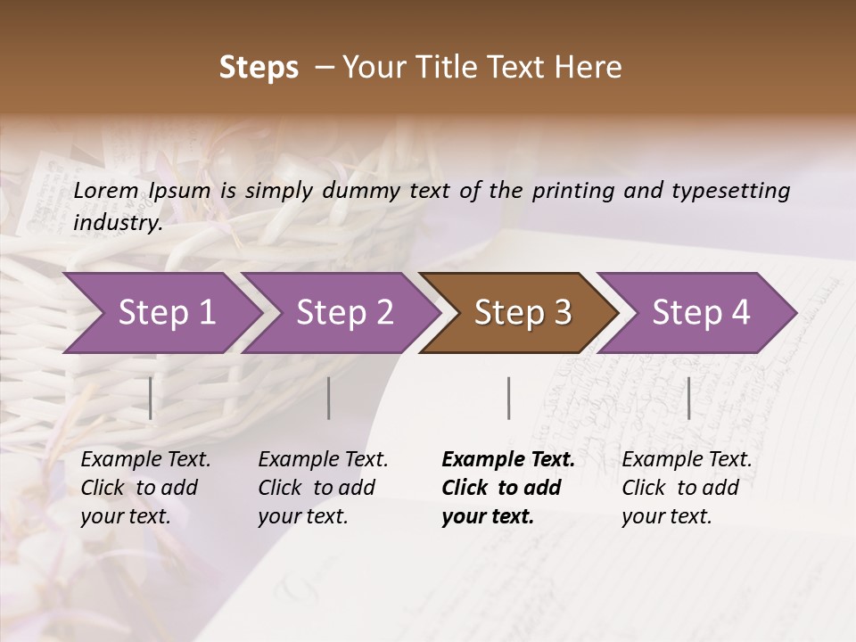 Togetherness Finger White Background PowerPoint Template