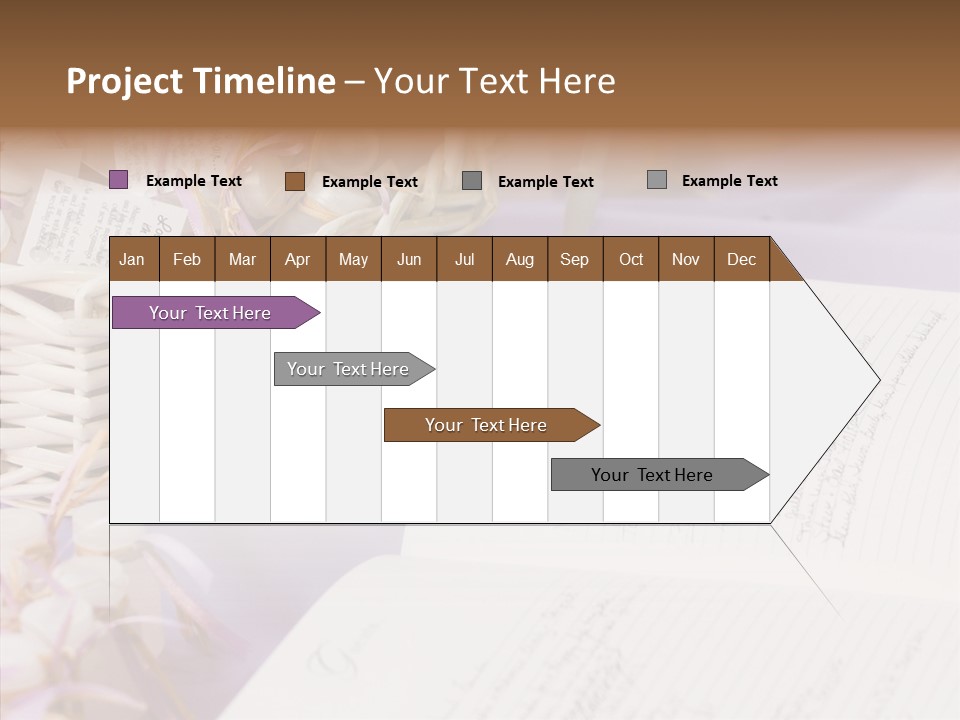 Togetherness Finger White Background PowerPoint Template