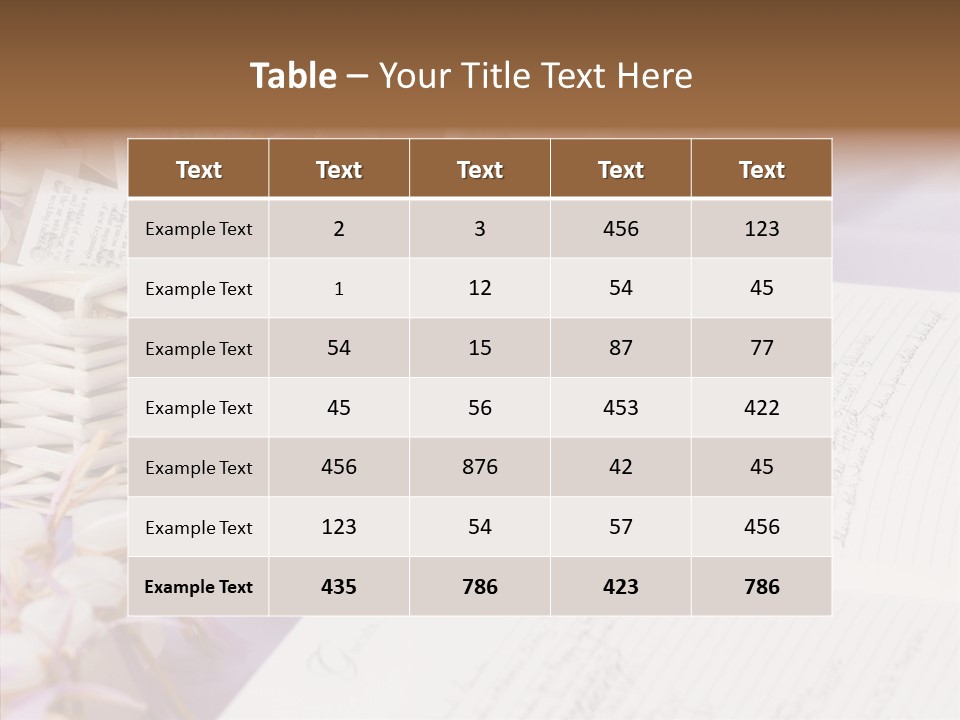 Togetherness Finger White Background PowerPoint Template