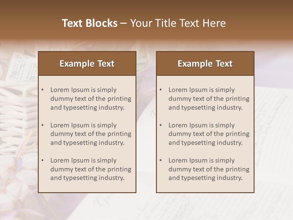 Togetherness Finger White Background PowerPoint Template