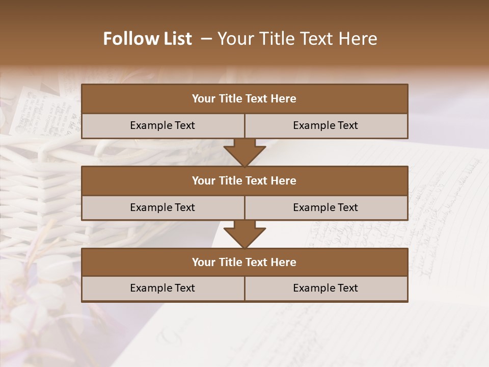 Togetherness Finger White Background PowerPoint Template