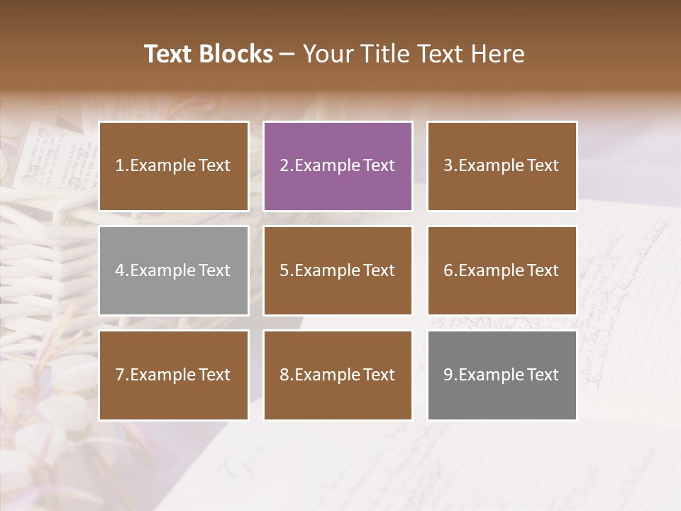 Togetherness Finger White Background PowerPoint Template