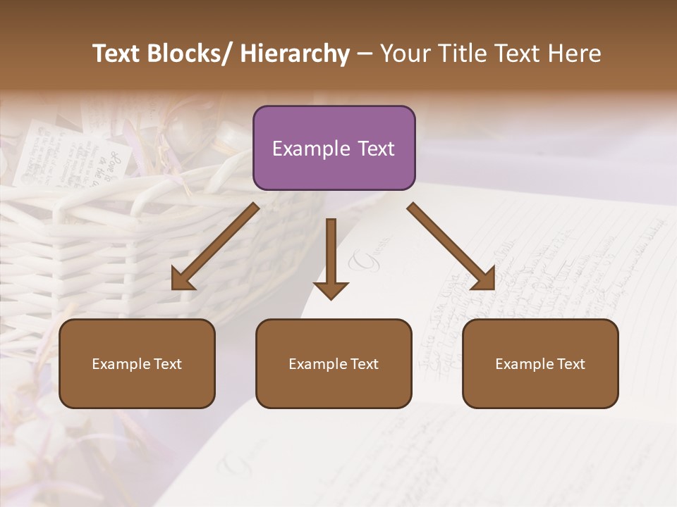 Togetherness Finger White Background PowerPoint Template