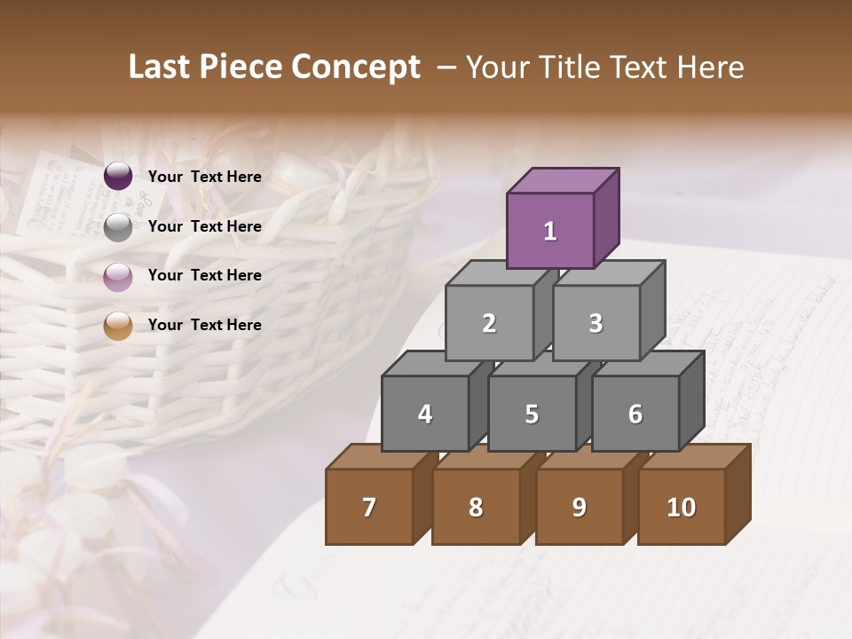 Togetherness Finger White Background PowerPoint Template