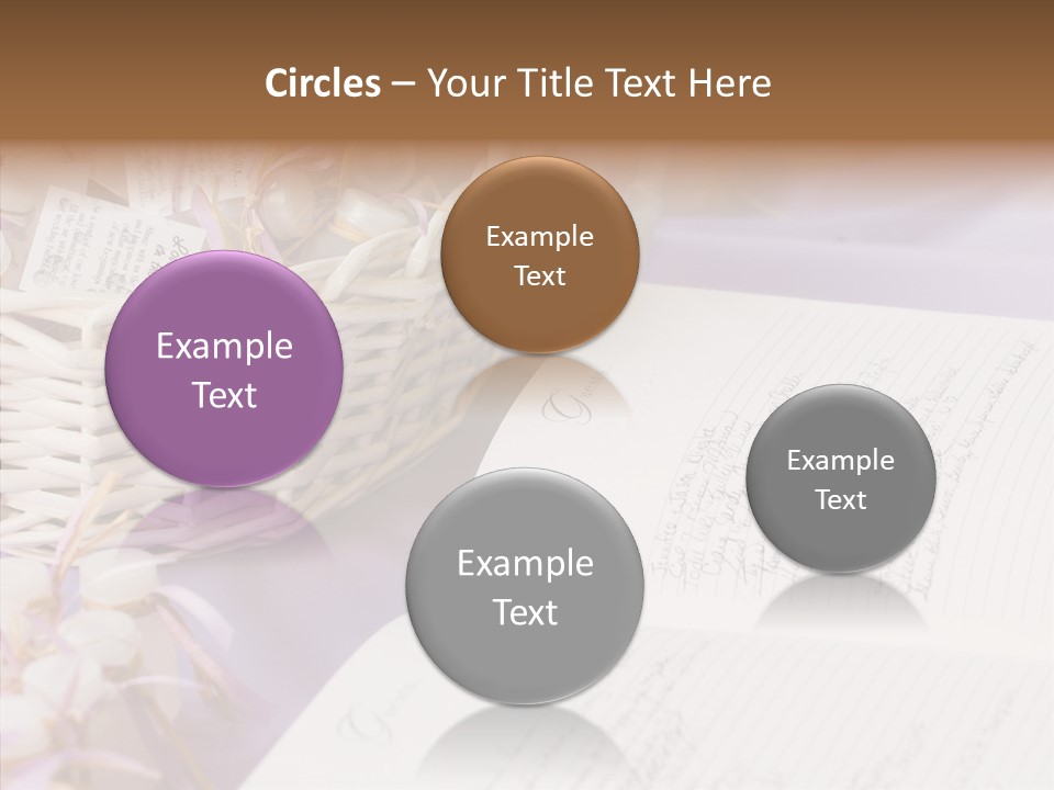 Togetherness Finger White Background PowerPoint Template