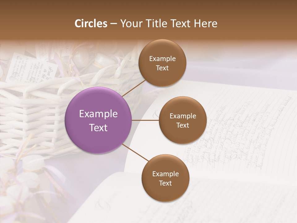 Togetherness Finger White Background PowerPoint Template