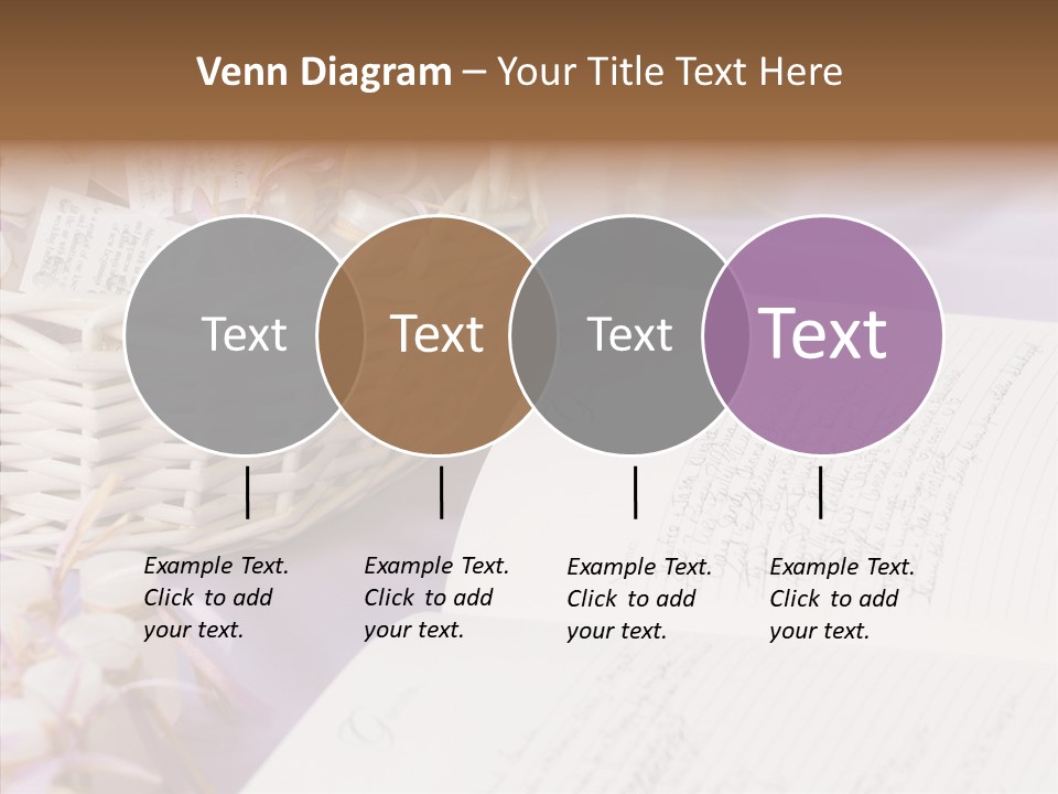 Togetherness Finger White Background PowerPoint Template