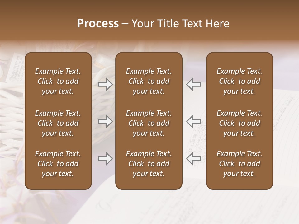 Togetherness Finger White Background PowerPoint Template