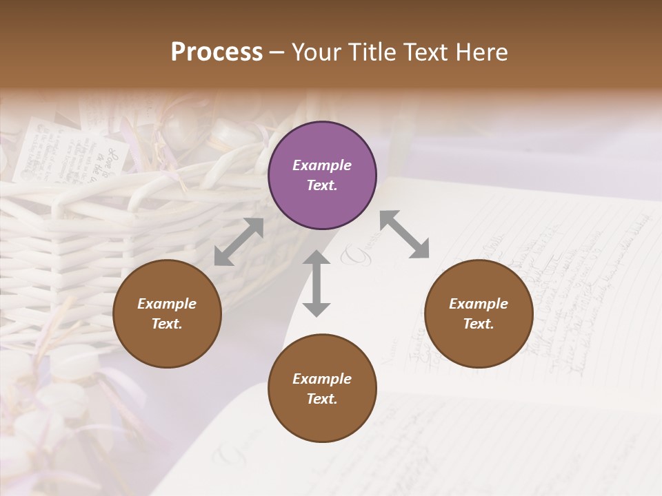 Togetherness Finger White Background PowerPoint Template