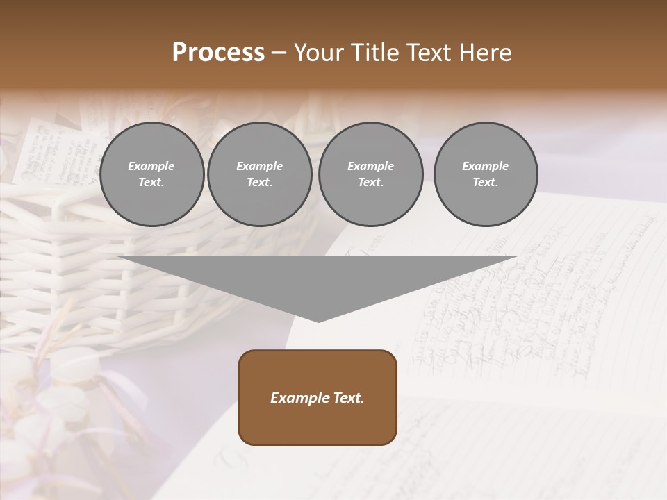 Togetherness Finger White Background PowerPoint Template