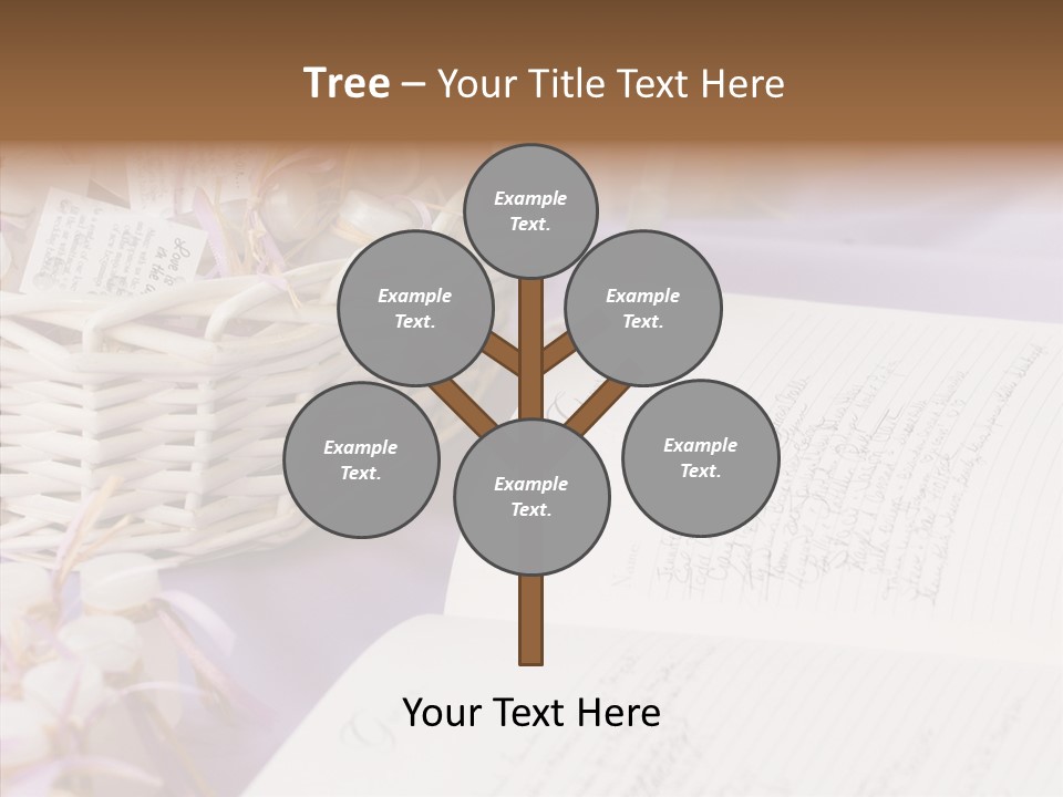 Togetherness Finger White Background PowerPoint Template