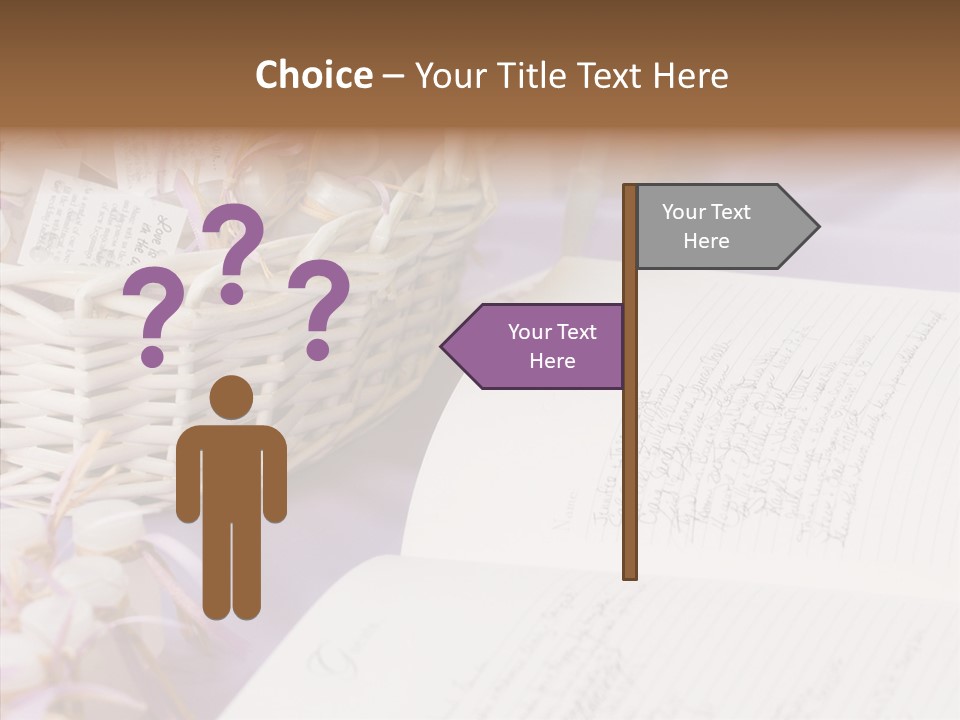 Togetherness Finger White Background PowerPoint Template