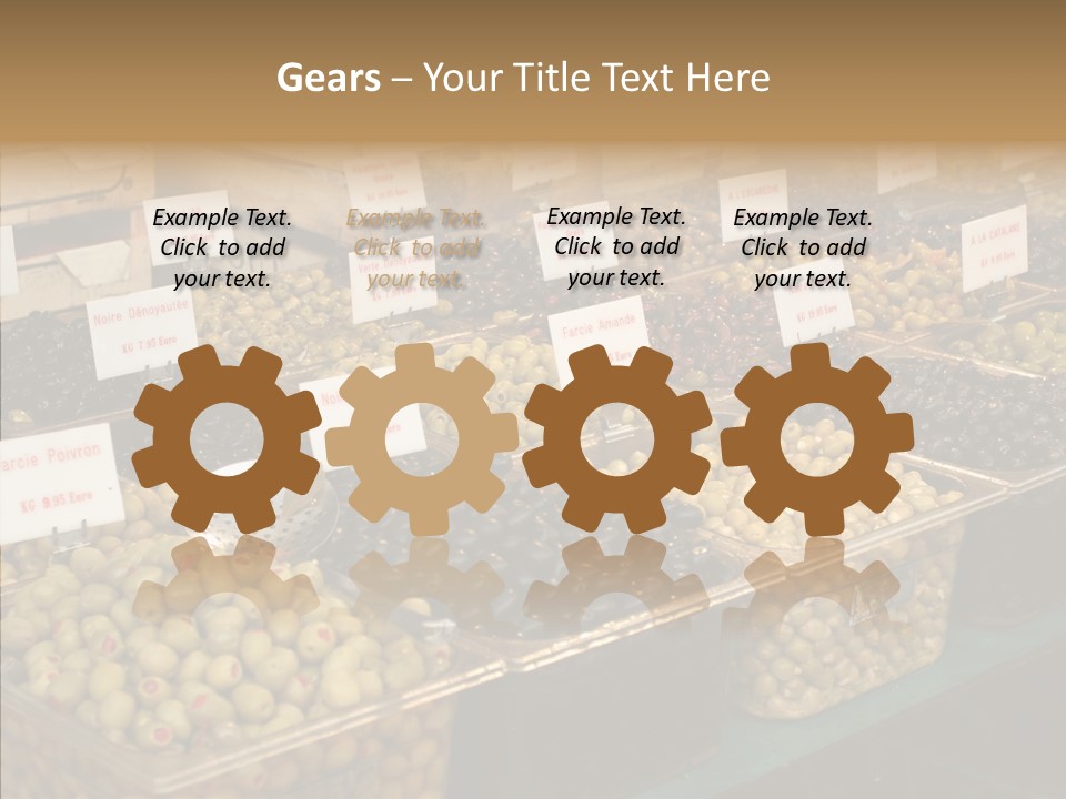 Togetherness Grandmother Finger PowerPoint Template