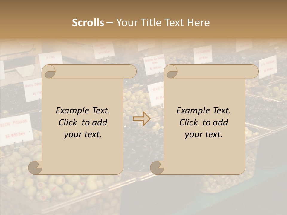 Togetherness Grandmother Finger PowerPoint Template