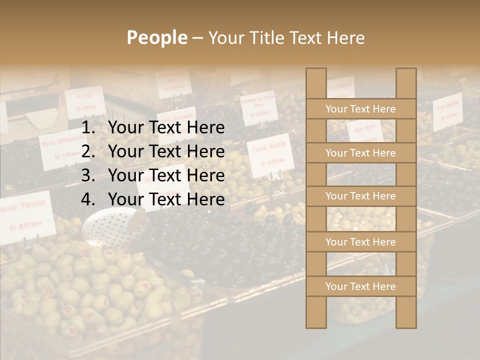 Togetherness Grandmother Finger PowerPoint Template