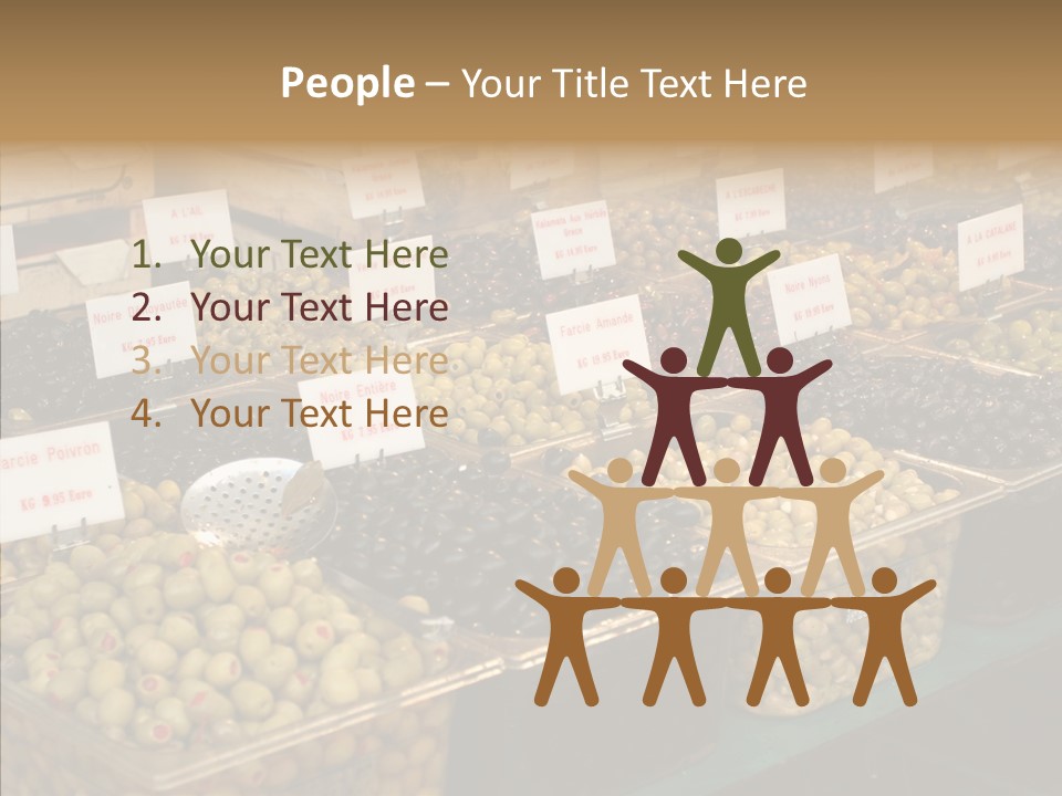 Togetherness Grandmother Finger PowerPoint Template