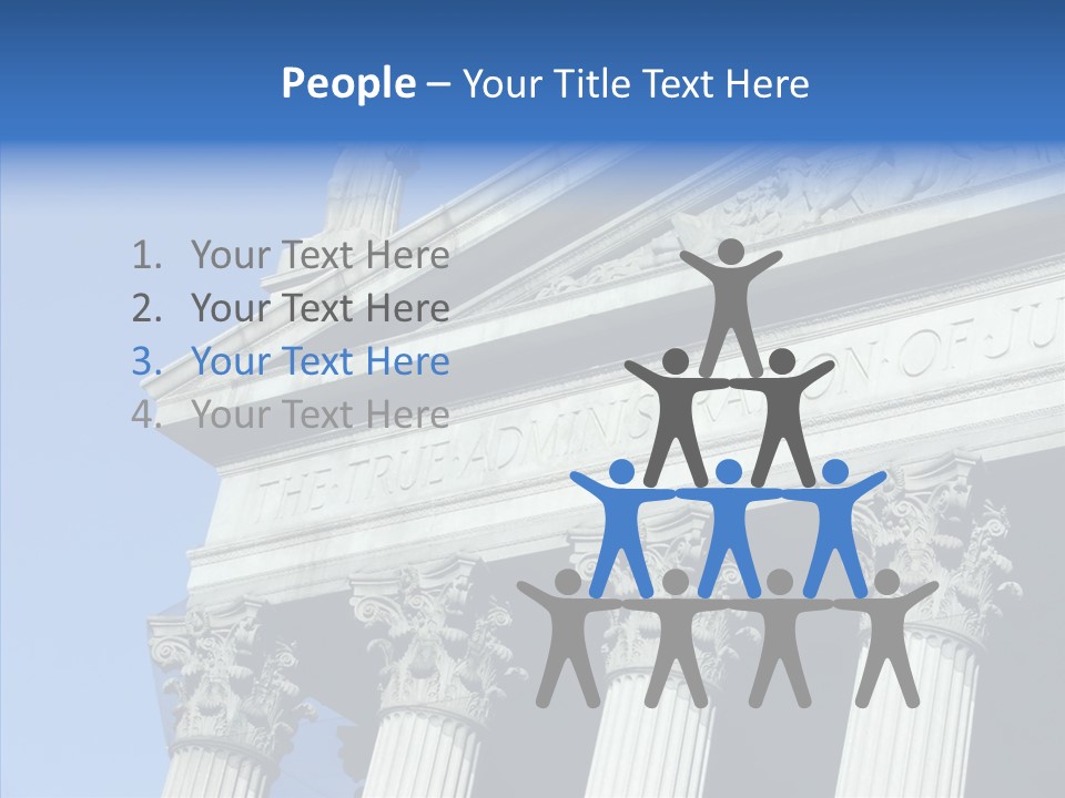 White Human Holding Hands PowerPoint Template