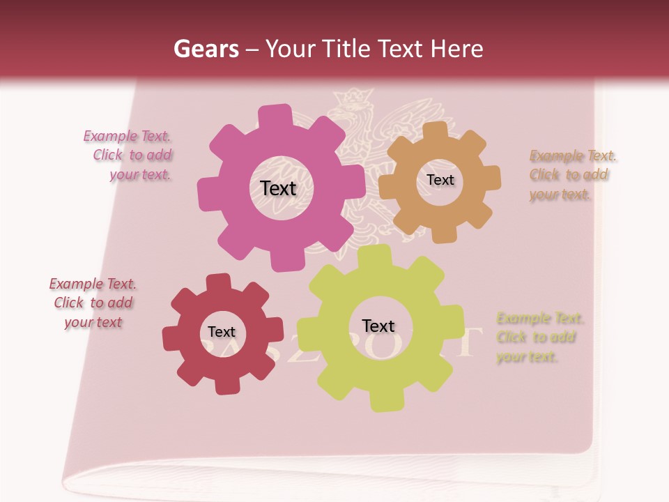 Grandmother Finger Hold PowerPoint Template