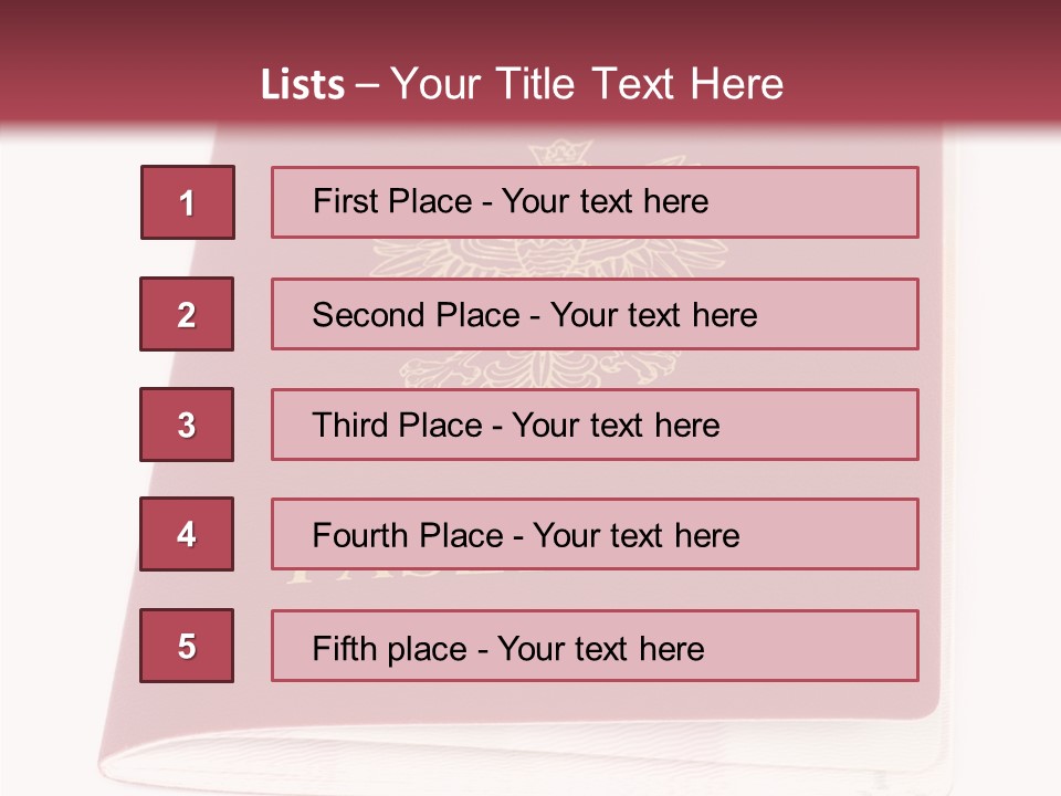 Grandmother Finger Hold PowerPoint Template